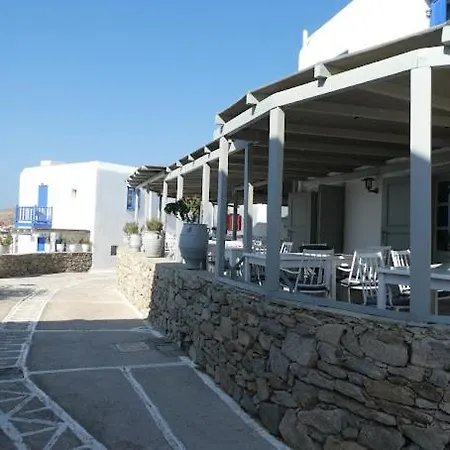 Апартаменты Beachside Double Storey Maisonette With Pool Mykonos Town