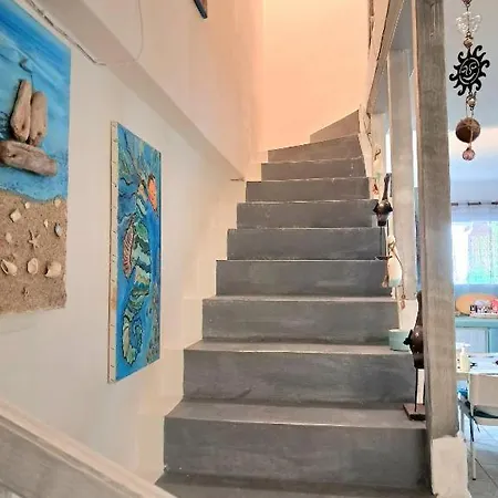 Апартаменты Beachside Double Storey Maisonette With Pool Mykonos Town